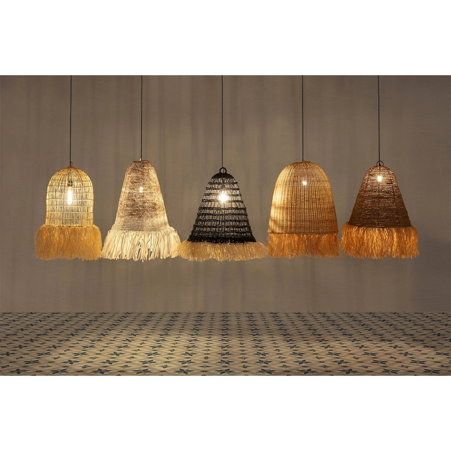 Suspension en sisal tressé