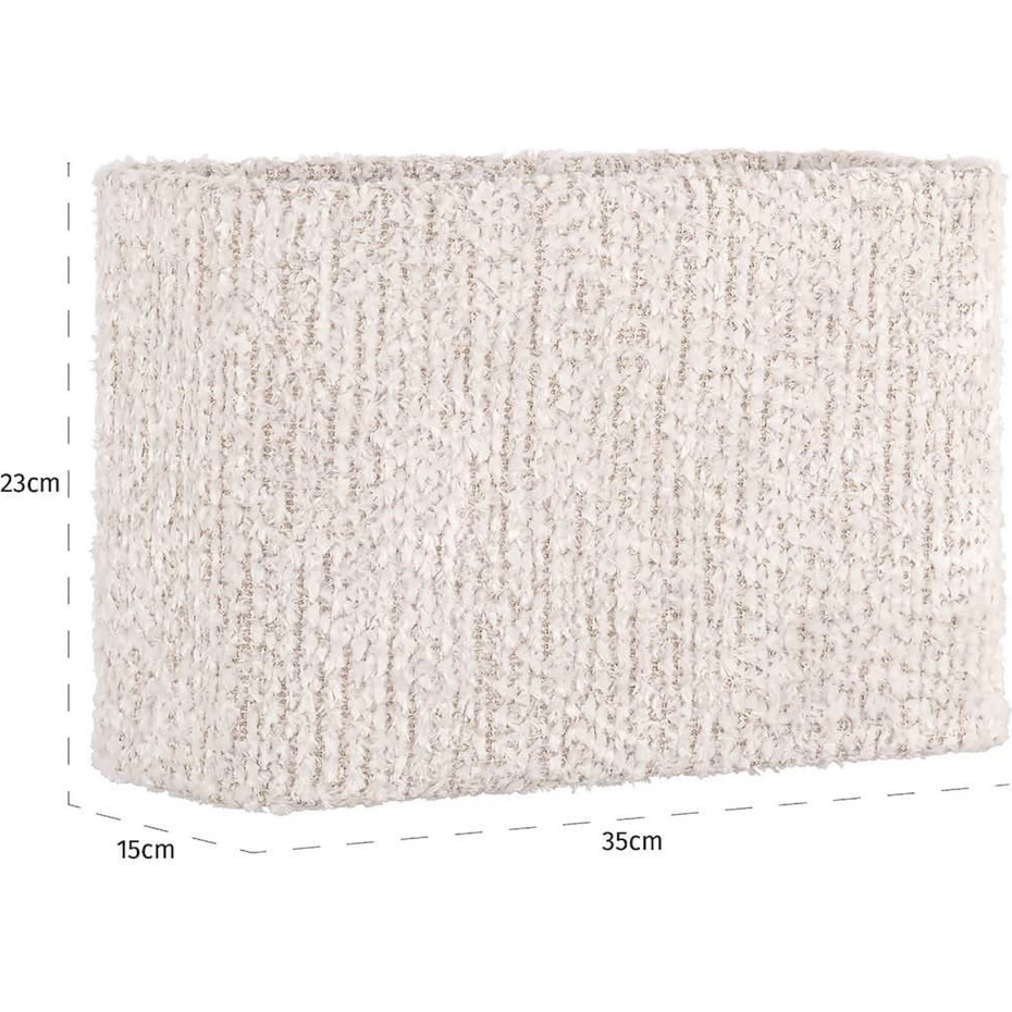 Abat jour rectangulaire en polyester pour salon