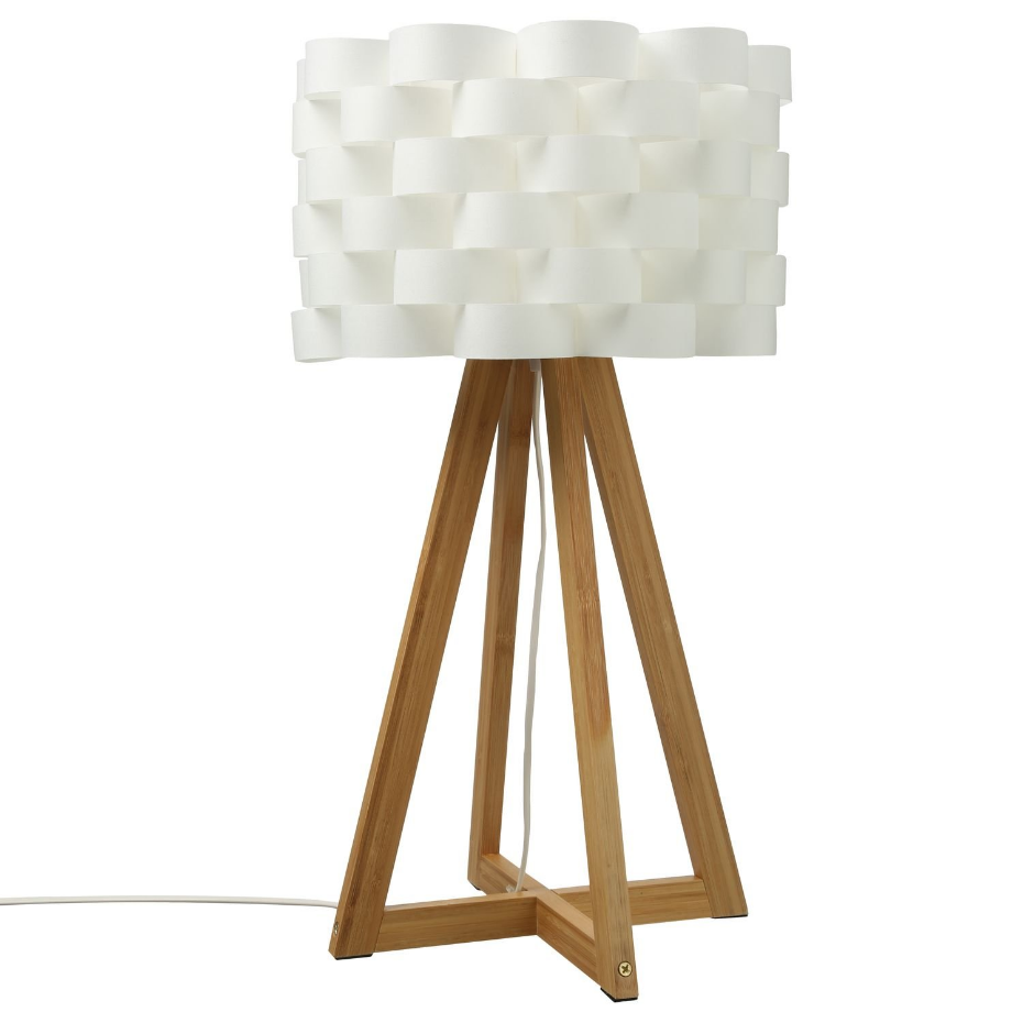 Lampe à poser en bambou Moki - H. 55 cm