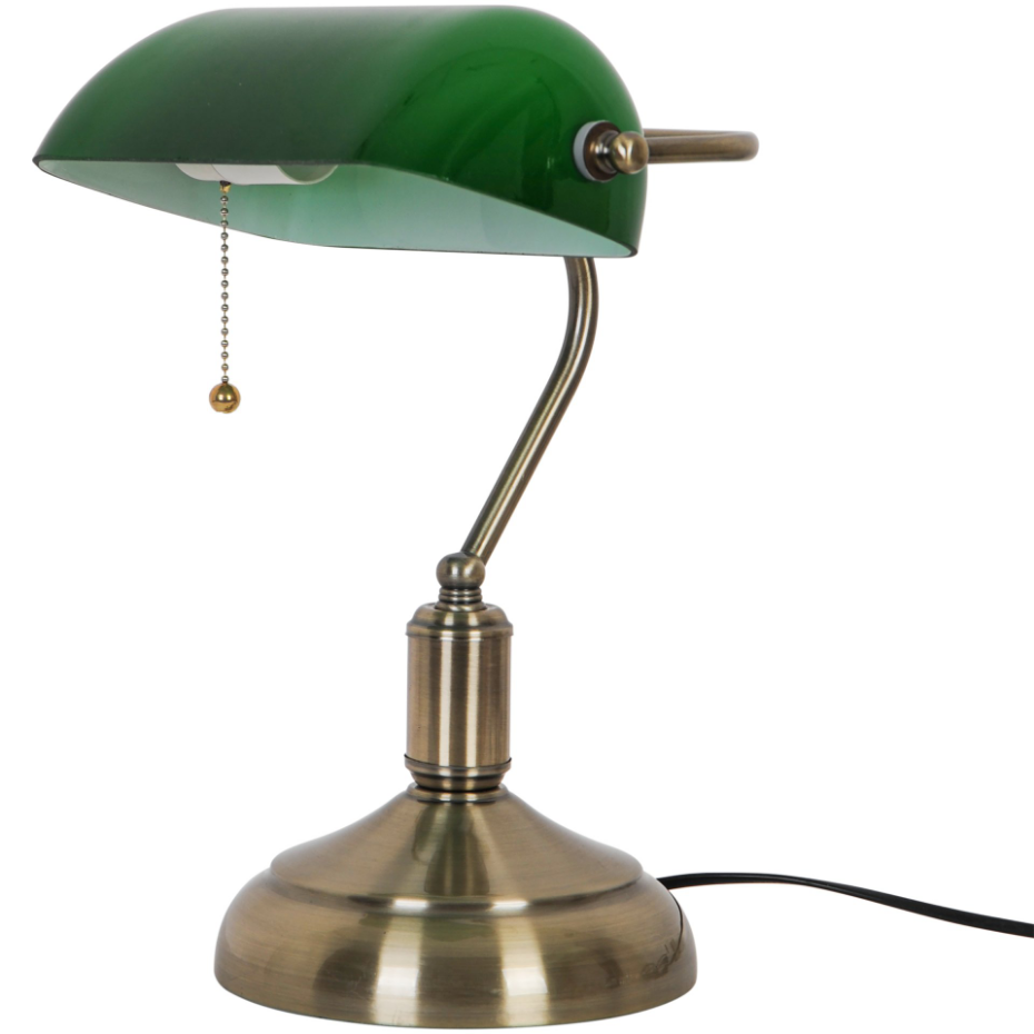 Lampe de bureau en laiton brossé, ANITA