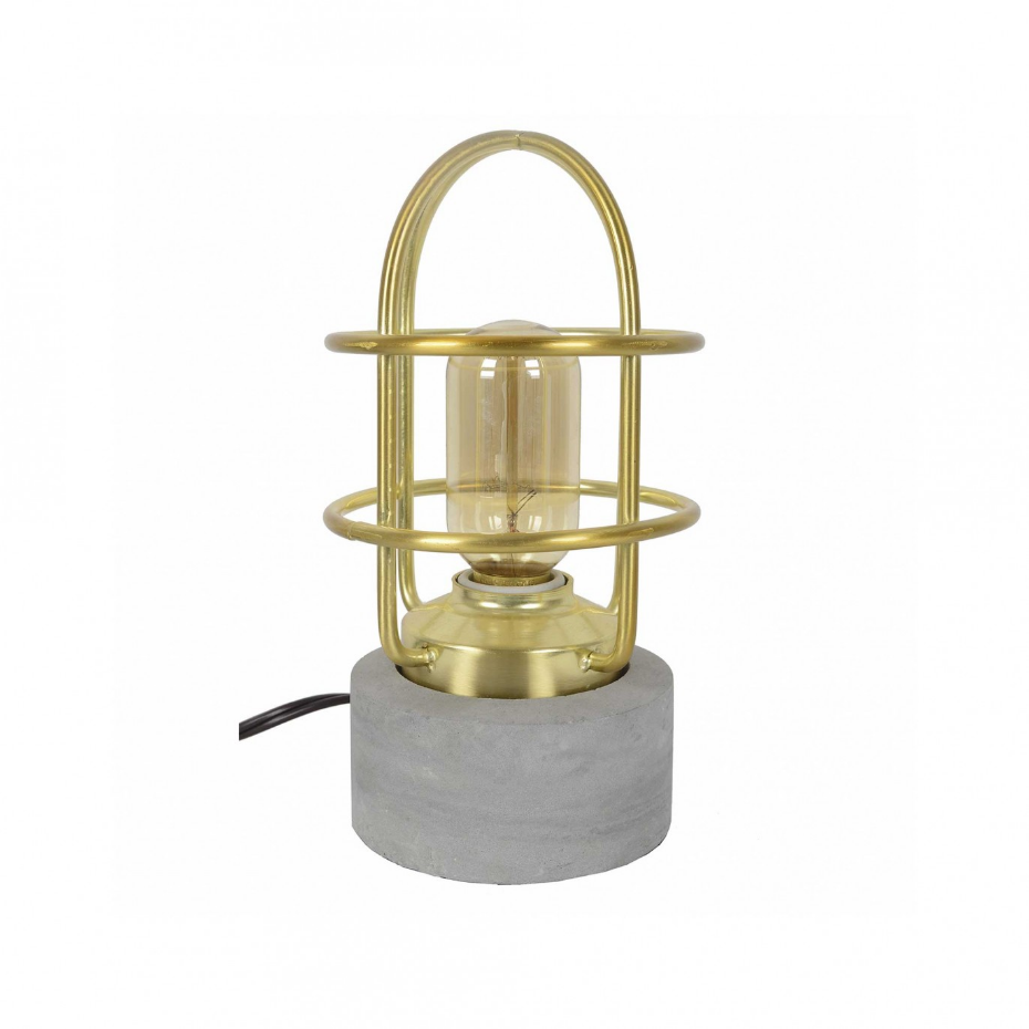 Lampe à poser en métal et verre, PERNEF
