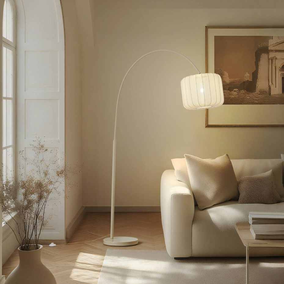 Lampadaire en textile moderne, Helin