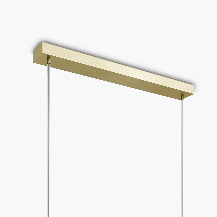 Suspension double arche 4 lampes rétro SOLANA