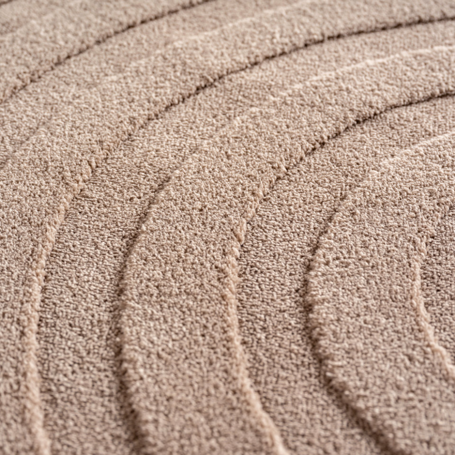 Tapis de salon à relief motif arc LENNY