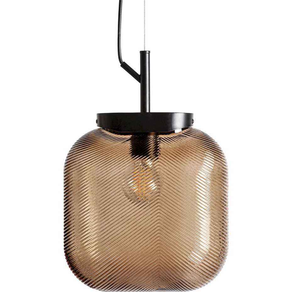 Suspension en verre finition translucide