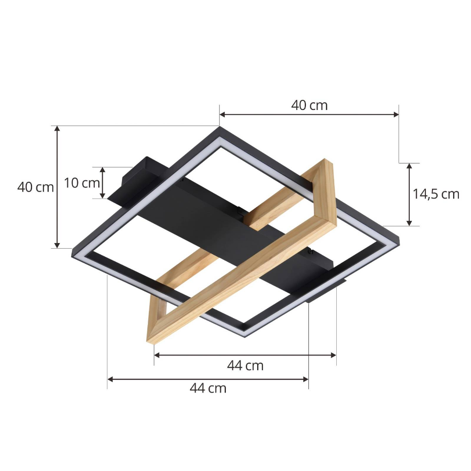Plafonnier en aluminium moderneLED, Holamu