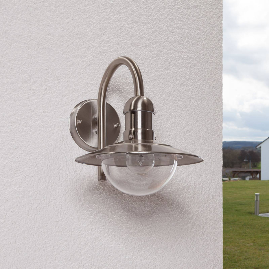 Applique extérieure en inox moderne, Damion