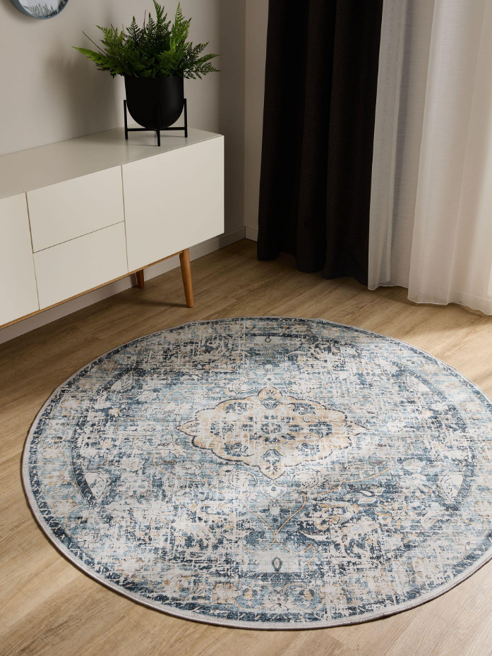 Tapis rond lavables GEORGE