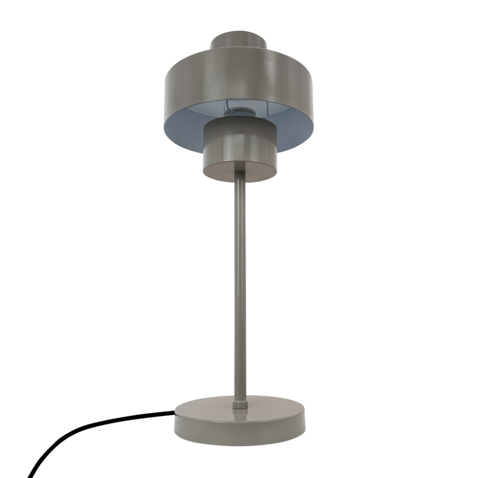 Lampe à poser en métal gris STOKE