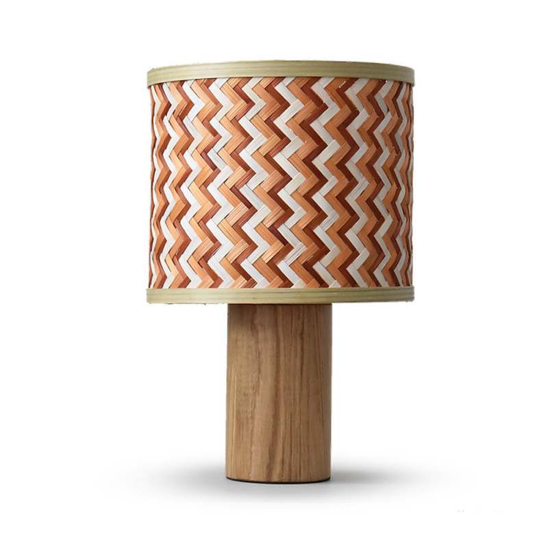 Lampe à poser bambou et bois Phil