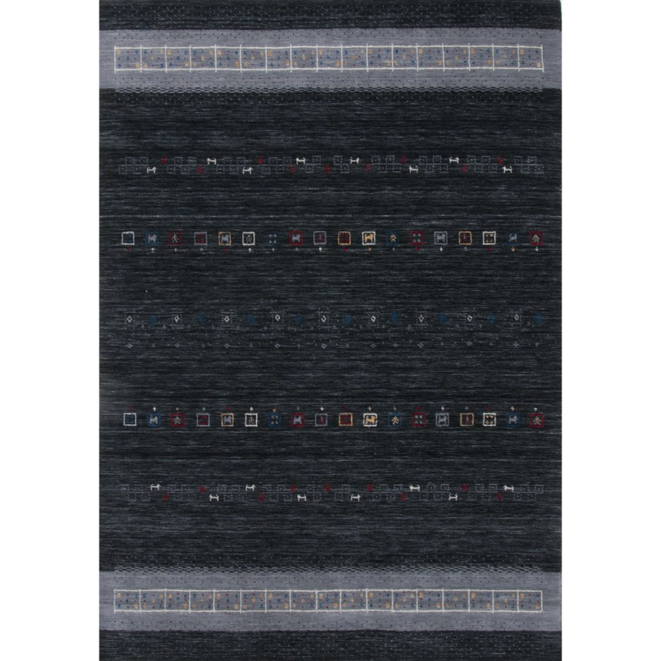 Tapis salon gabbeh Lori Dream Gold tissé main