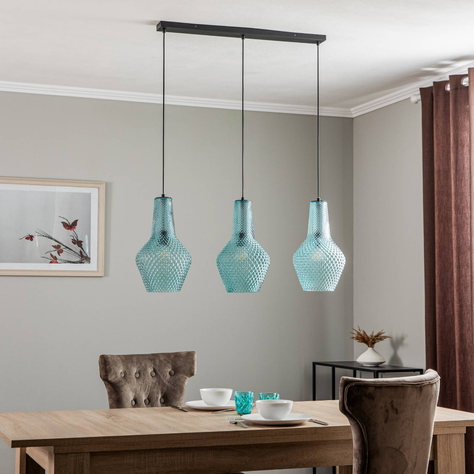 Suspension en verre vintage, Drakar