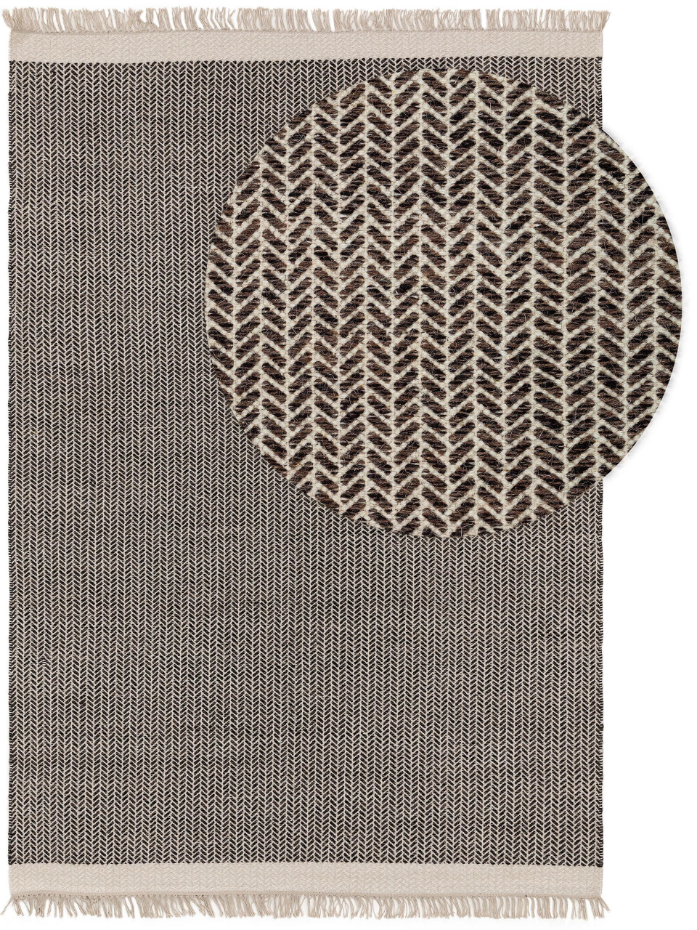 Tapis de laine tissé main KIM