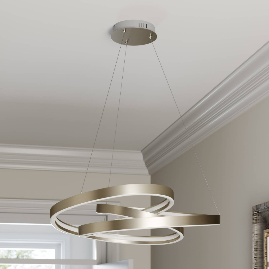 Suspension en aluminium moderneLED, Gunbritt