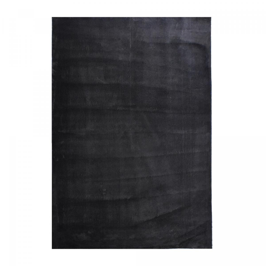 Tapis LYN10 LAVABLE uni, tapis shaggy à longs poils