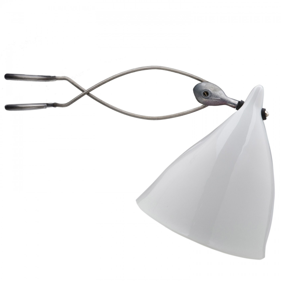 Lampe à pincer en porcelaine Cornette