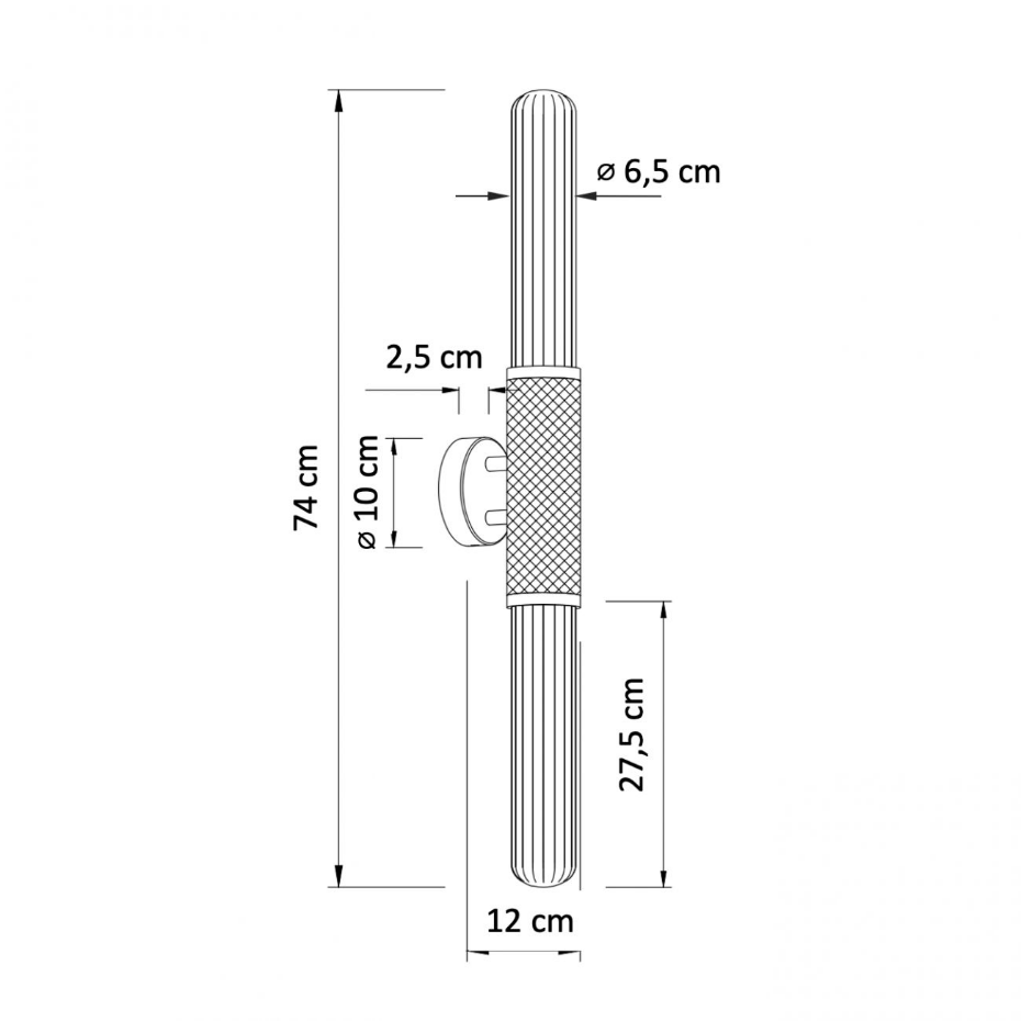 Applique longiligne avec double éclairage - HITA