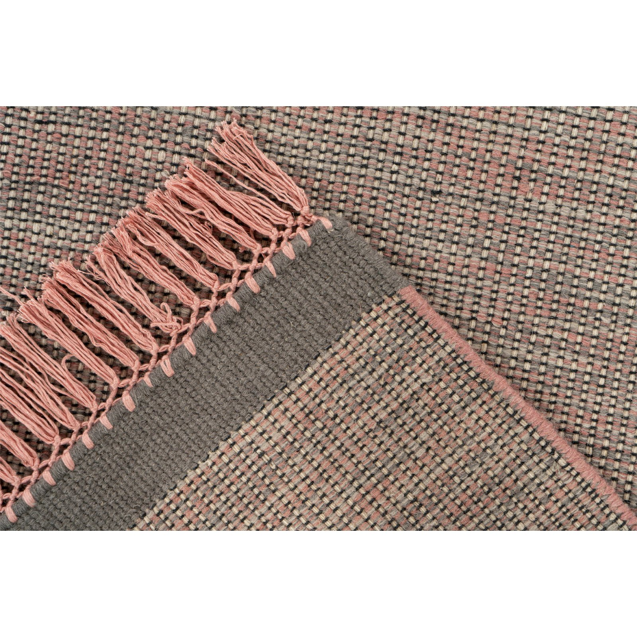 Tapis rectangulaire en laine tissé main