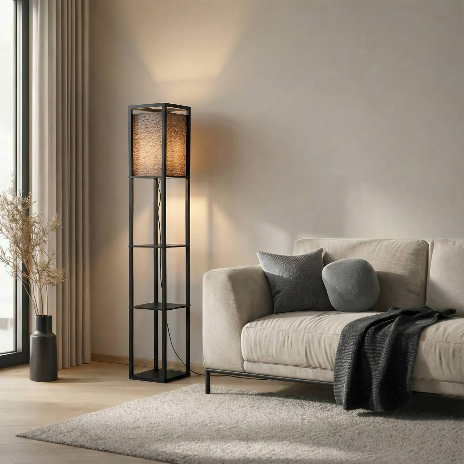 Lampadaire en bois moderne, Birta