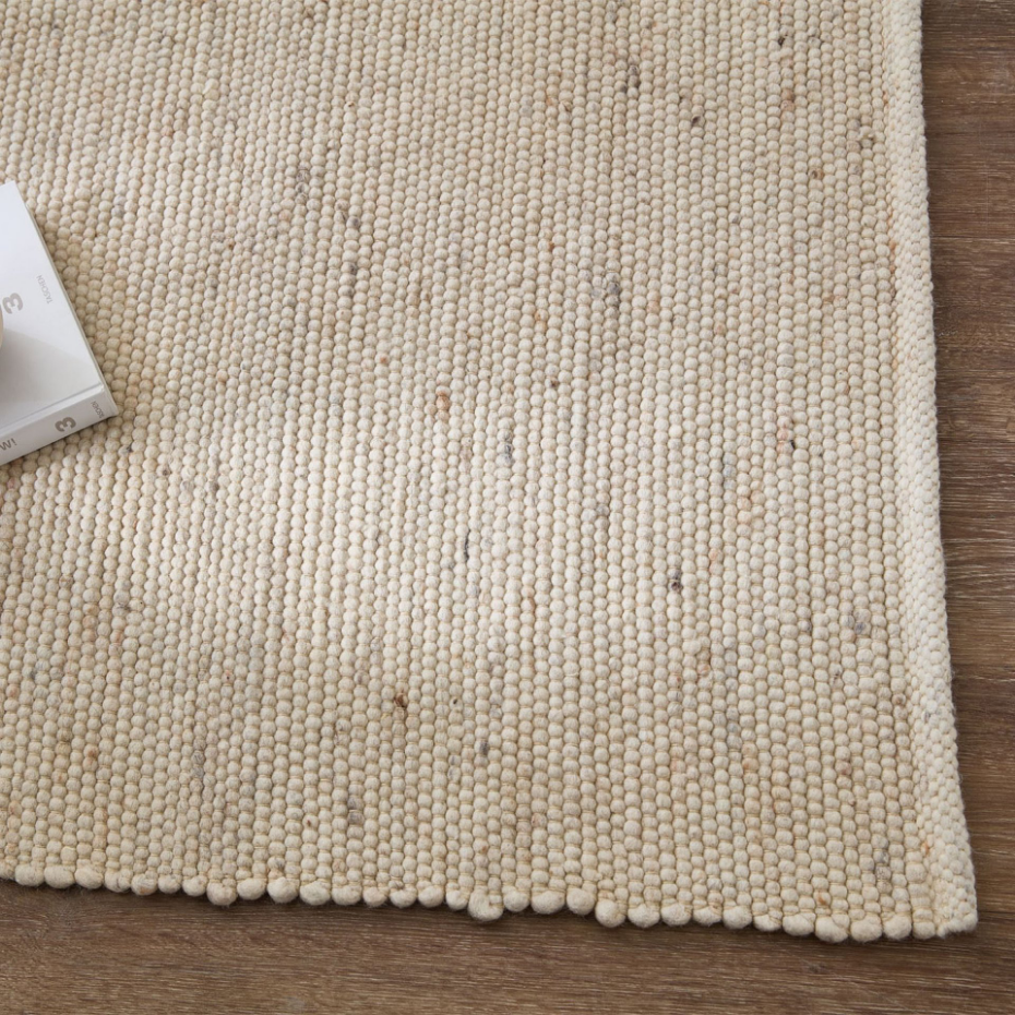 Tapis réversible en laine foulée tissé à la main aux couleurs vives - Alpen