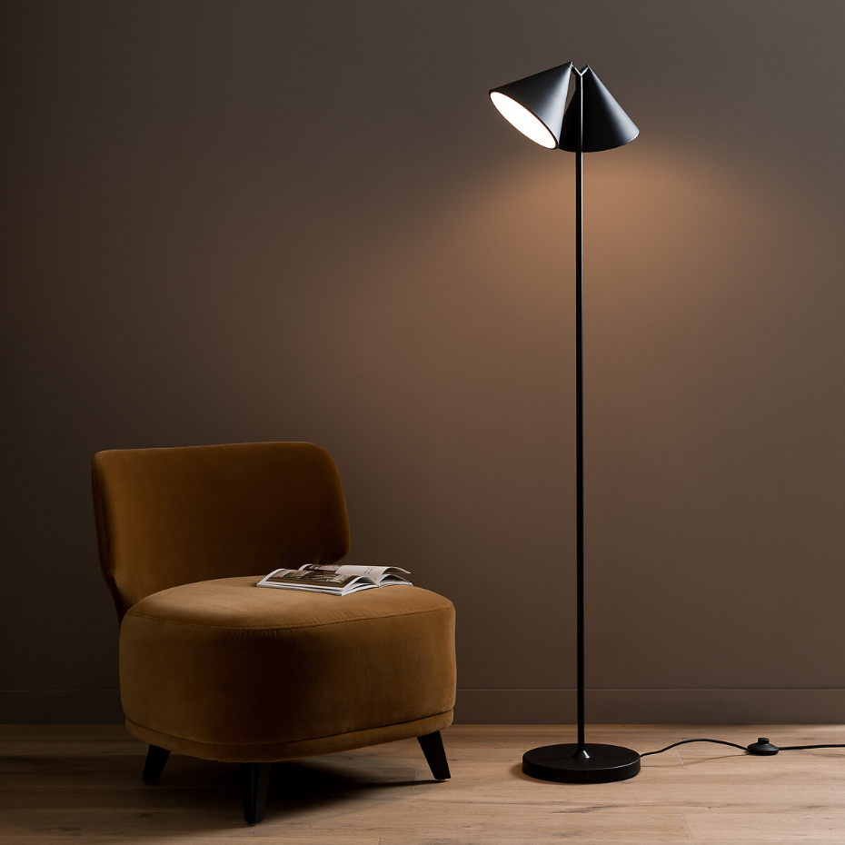 Lampadaire liseuse métal fer, Moke
