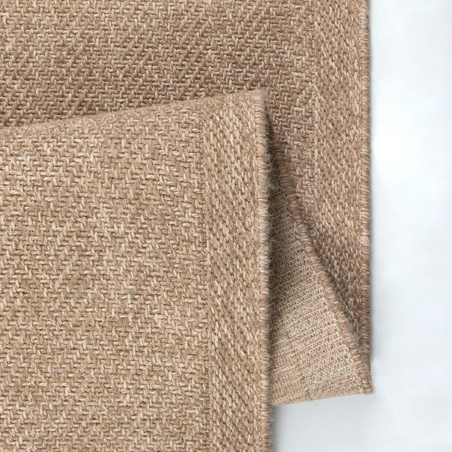 Tapis extérieur intérieur LYN13 REZA aspect jute motif uni