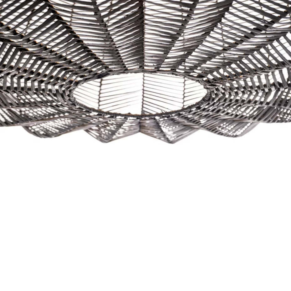 Suspension XL en rotin naturel FRUIT