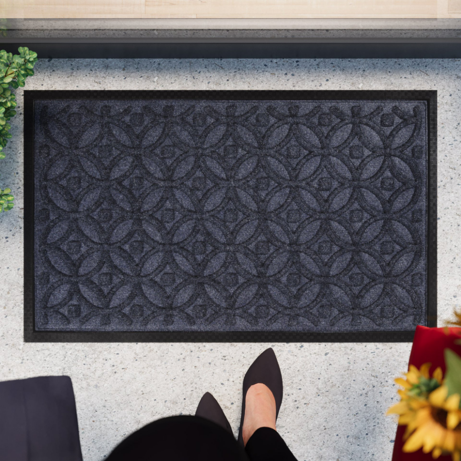 Paillasson motif géométrique ,  Midnight Mosaic