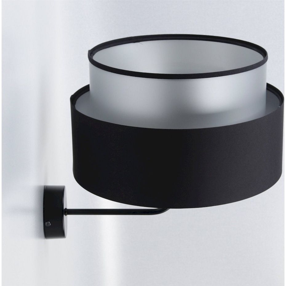 Applique murale ronde en tissu Duo ellegant