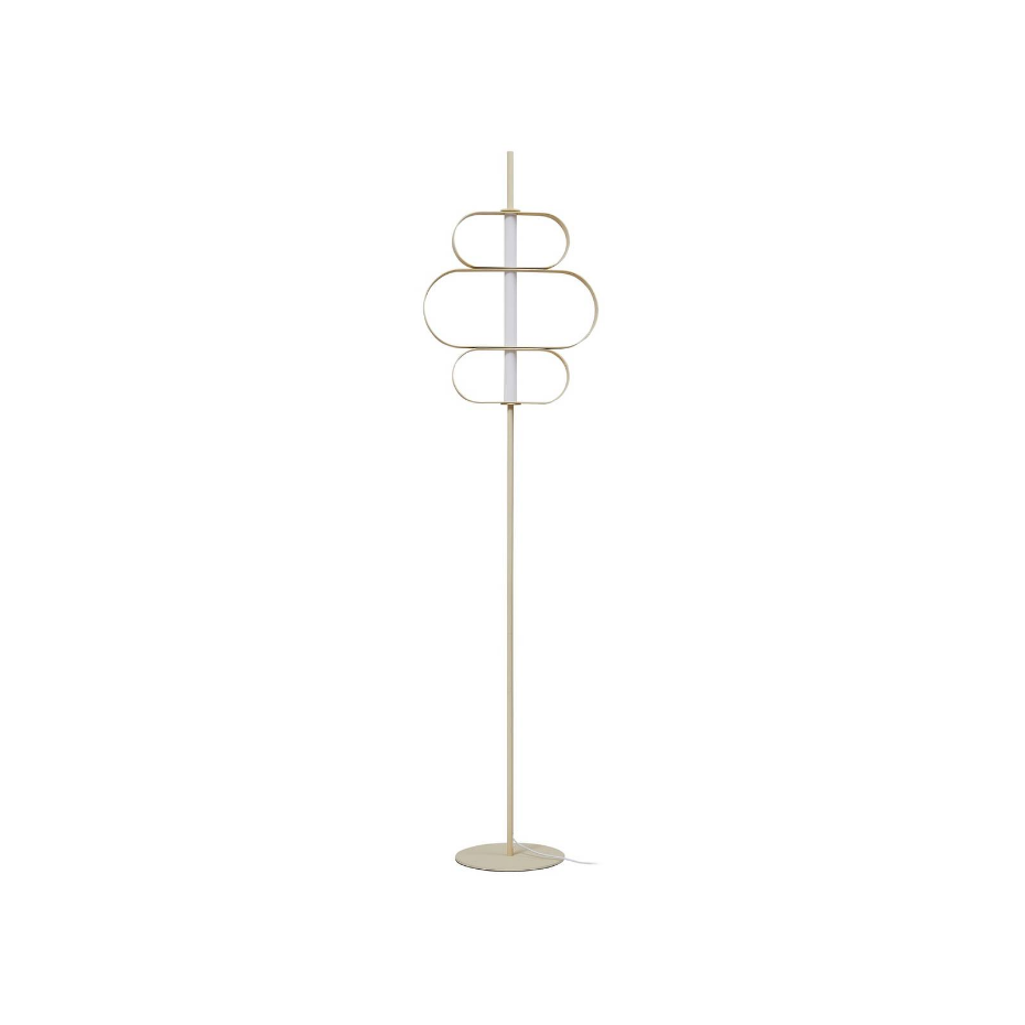 Lampadaire en métal moderneLED, Audrina