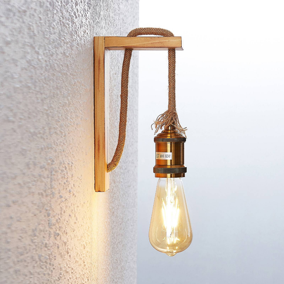 Applique en bois vintage, Helou