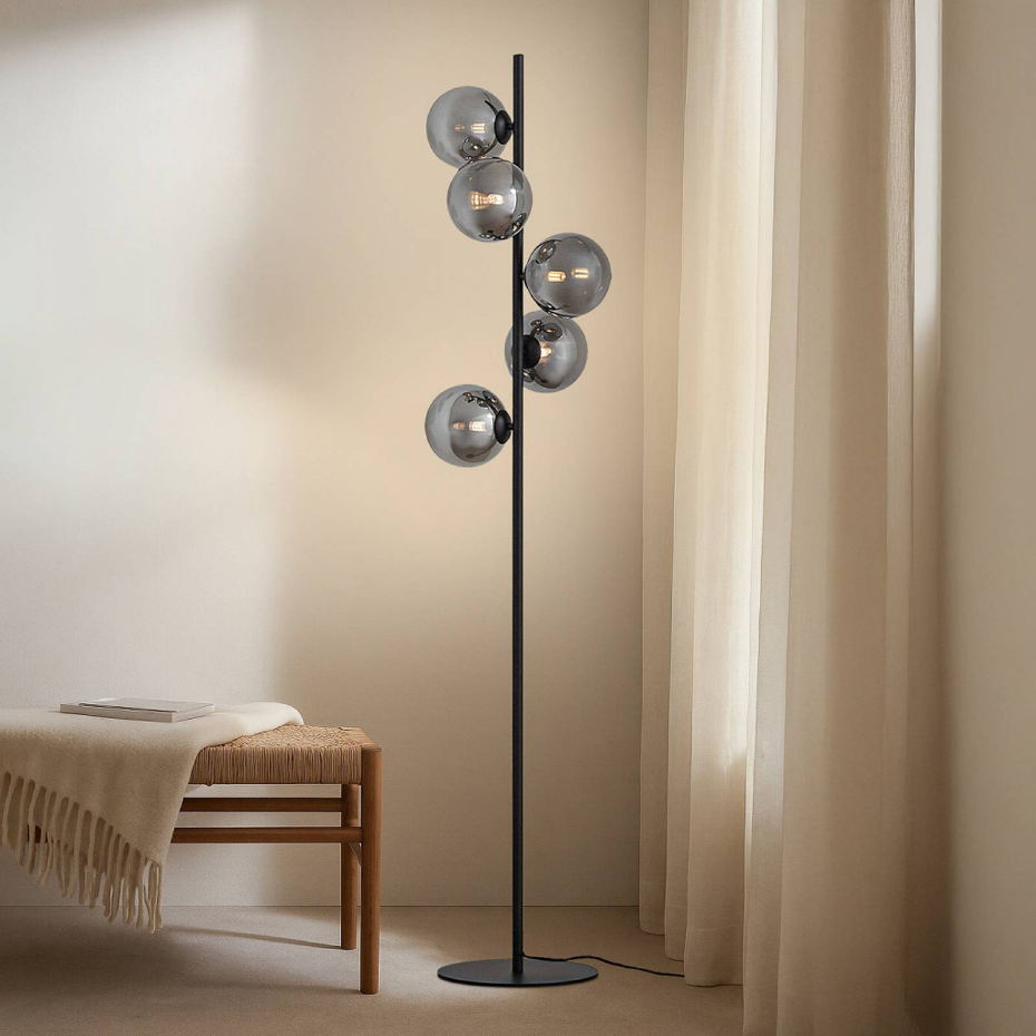 Lampadaire en verre moderne, Orbelia