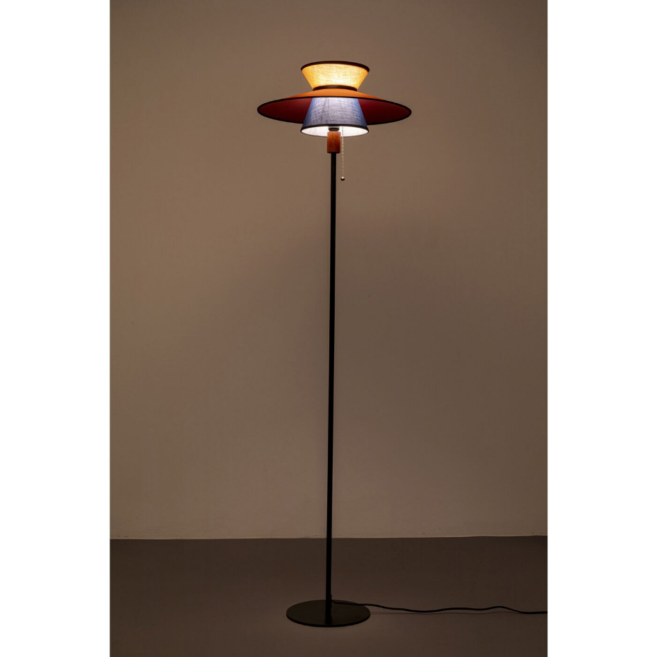 Lampadaire en acier et coton, RIVA