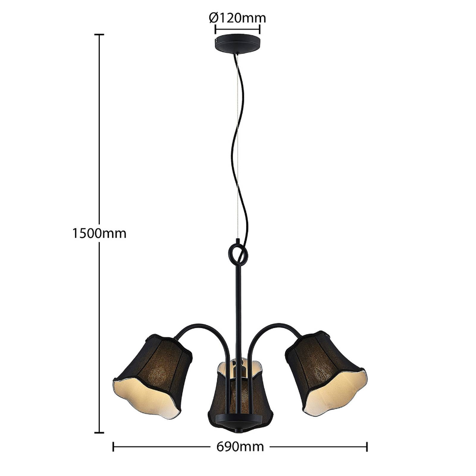 Suspension en textile vintage, Binta