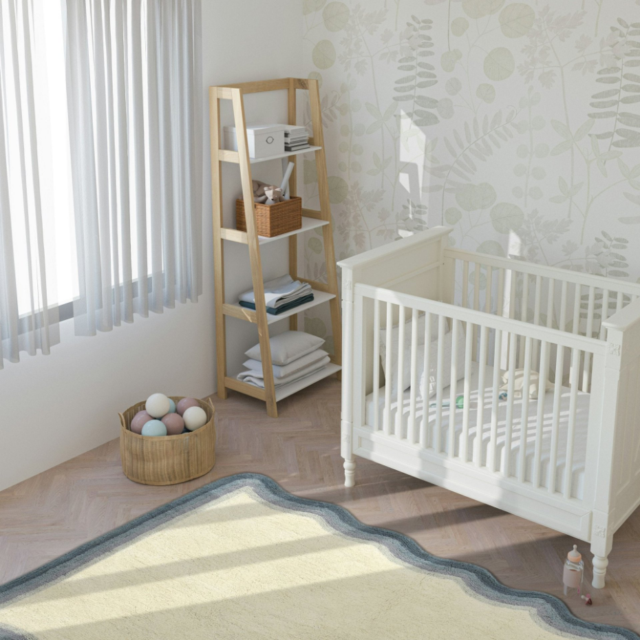 Tapis enfant en coton BISCUIT