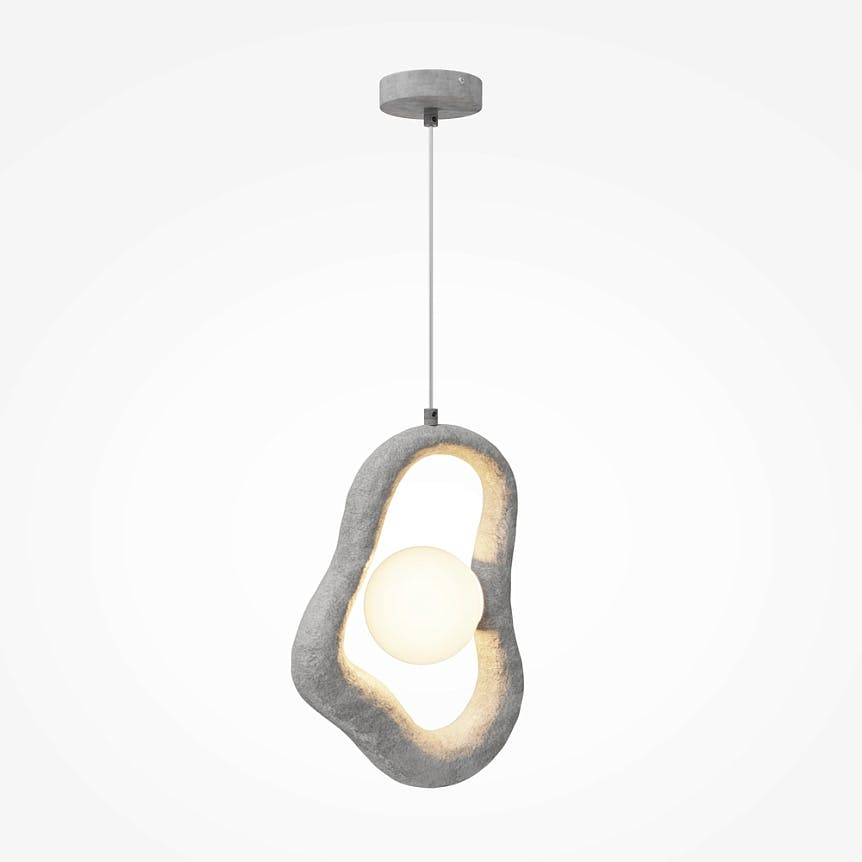 Suspension organique 1 globe LULING