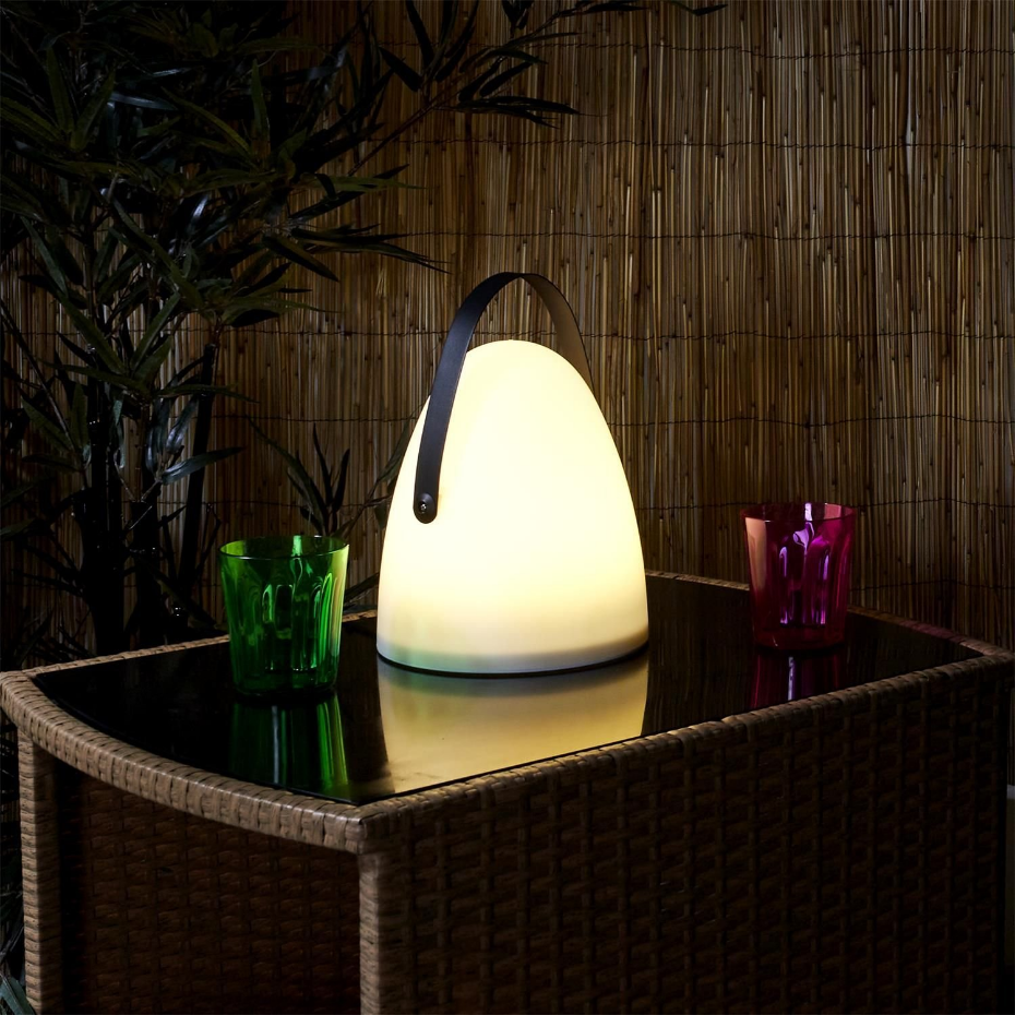 Lampe d'extérieur à poser avec poignée