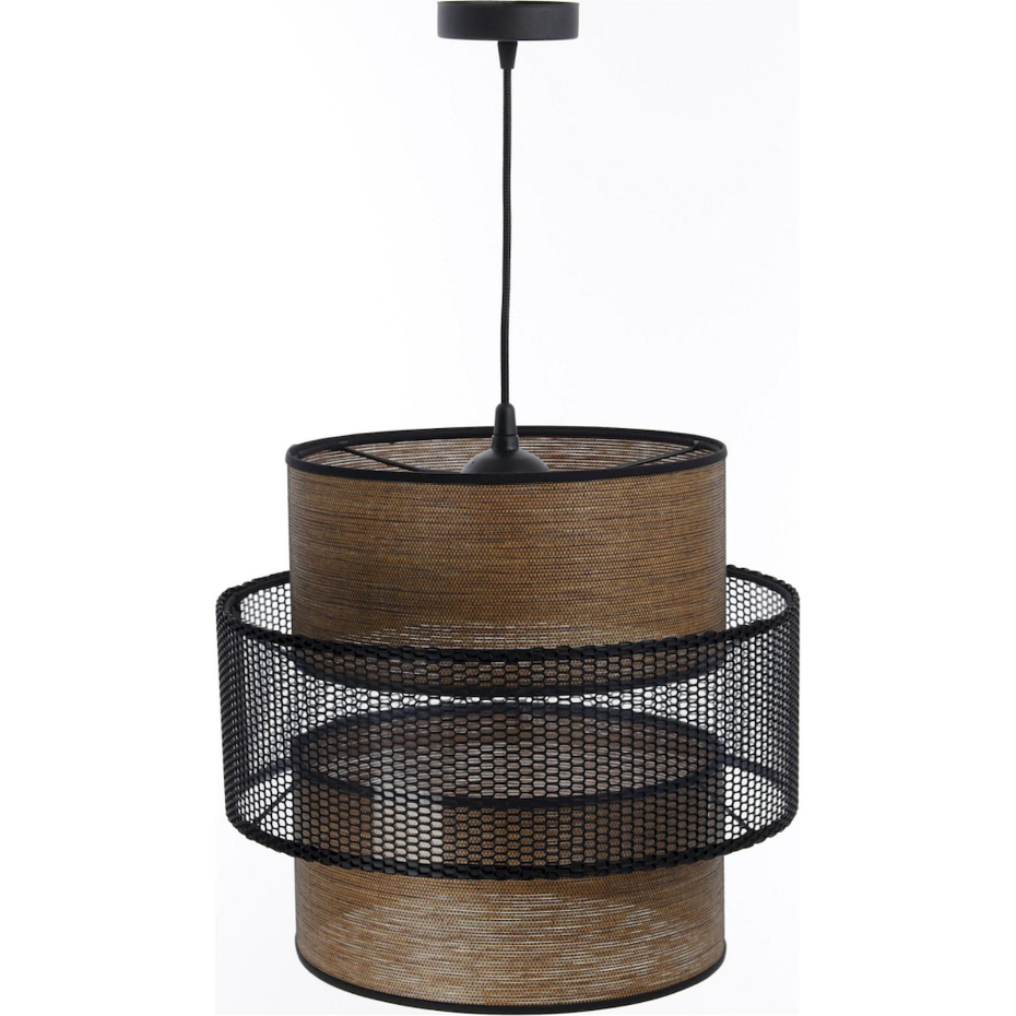 Suspension extérieure en tissu et rotin Doblo