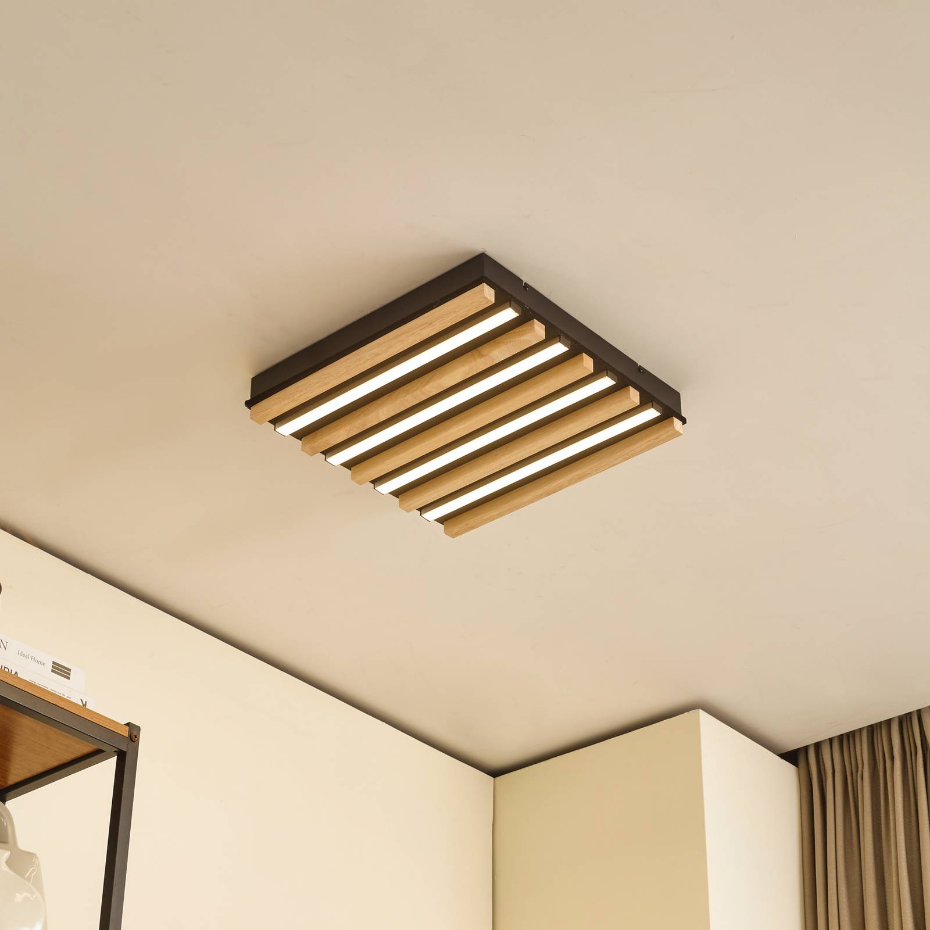 Plafonnier en bois moderneLED, Firka
