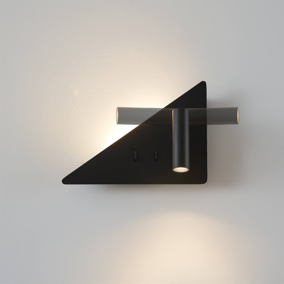 Applique triangle liseuse droite LED - ELARIS