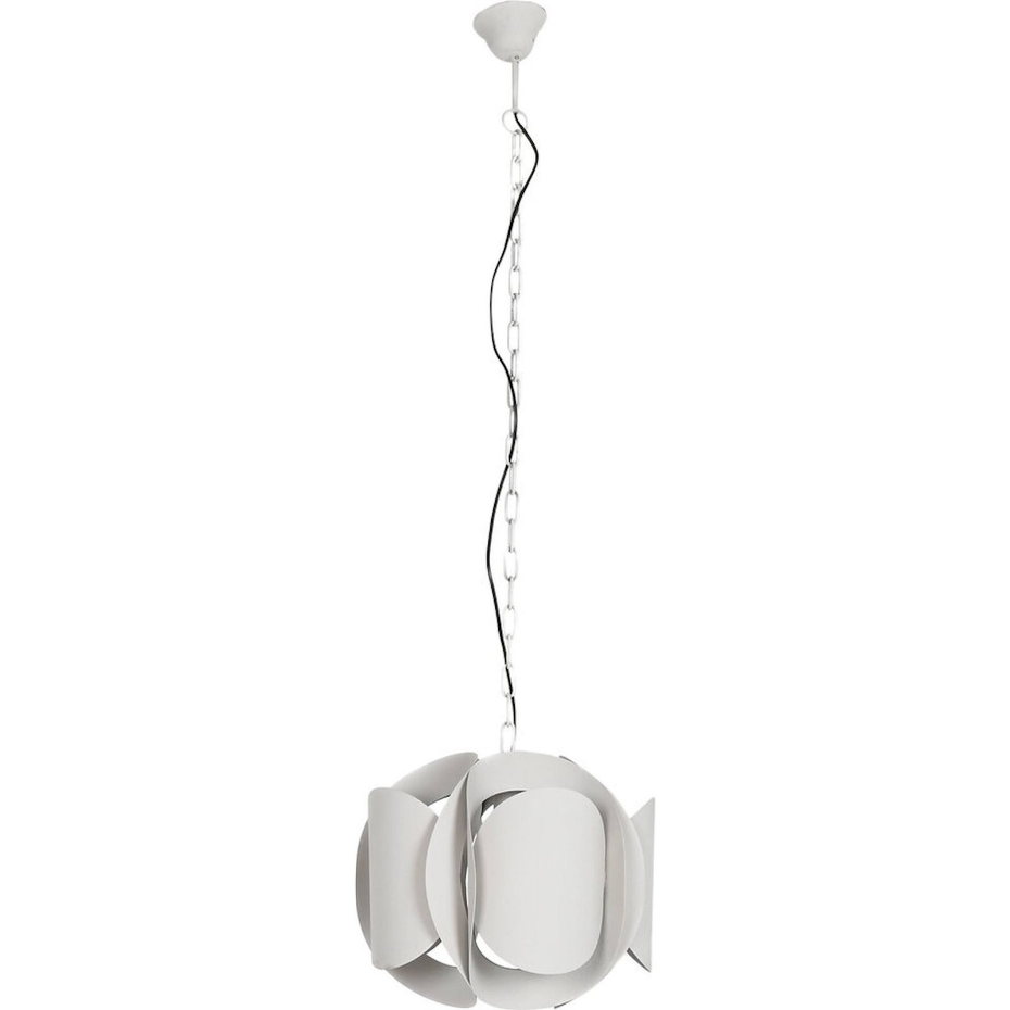 Suspension ronde en métal effet froissé Moderno Rugoso Toyso