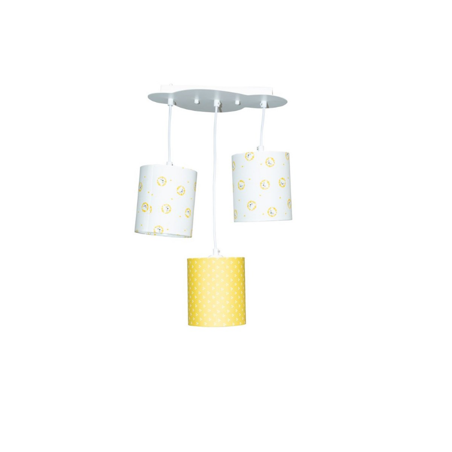 Suspension lumineuse en coton