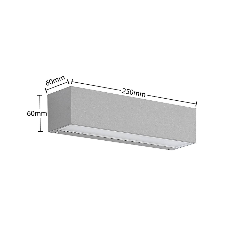 Applique extérieure en aluminium moderneLED