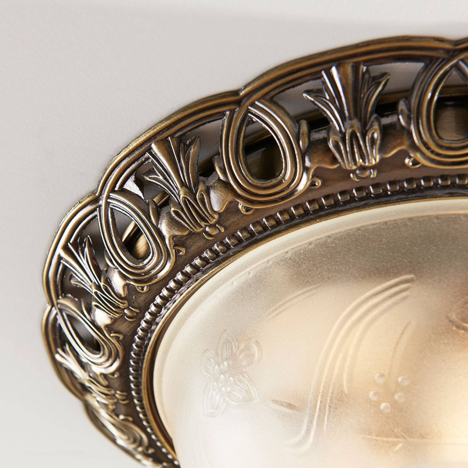 Plafonnier en verre antique, Anni