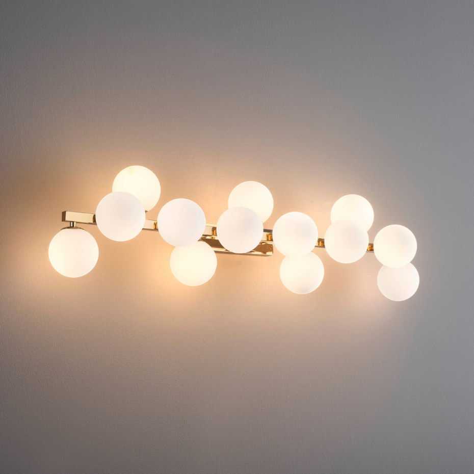 Longue Applique avec 13 Verres – AMBROSIA