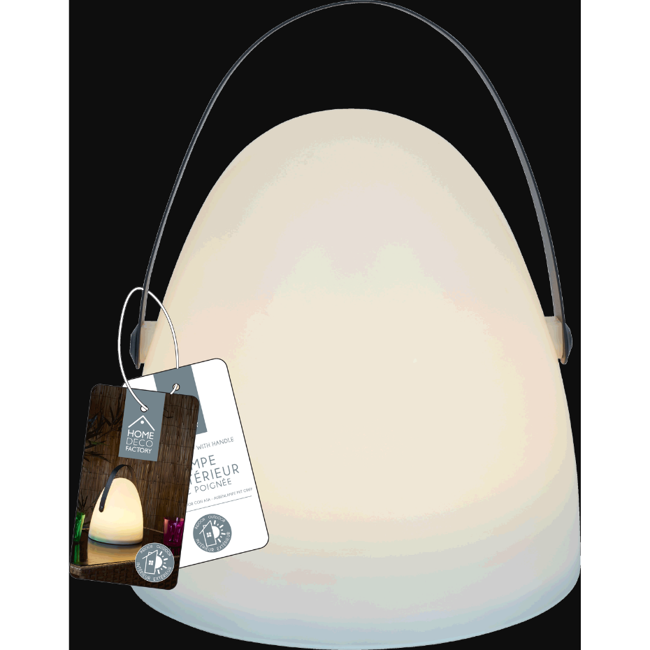 Lampe d'extérieur à poser avec poignée