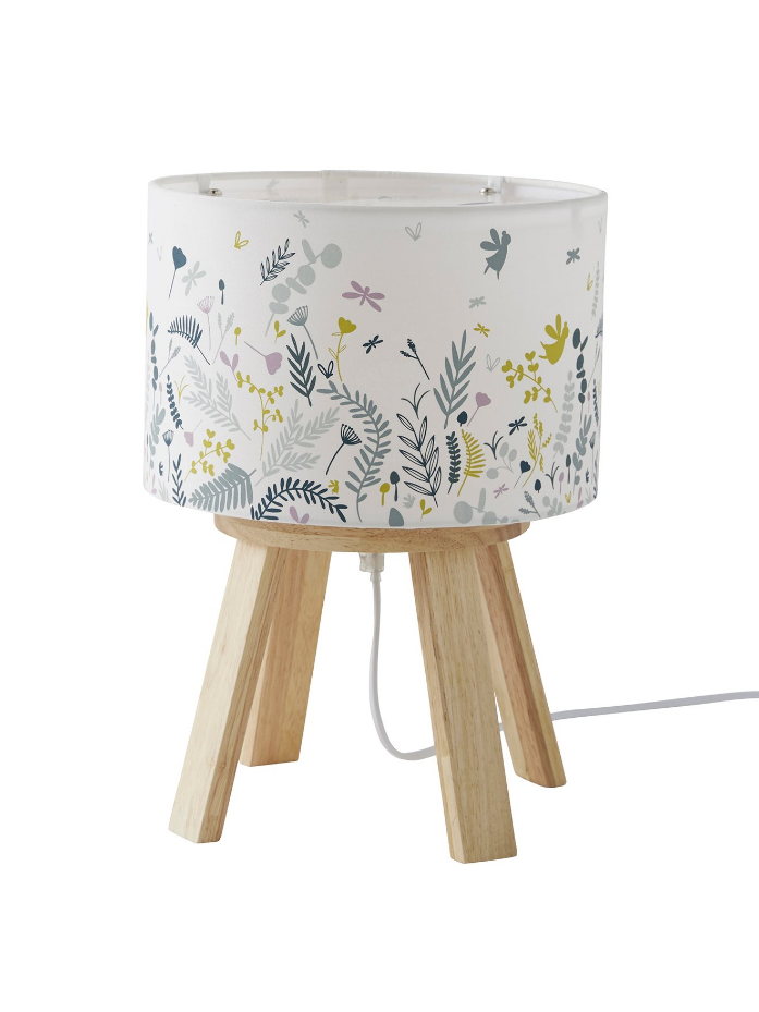 Lampe de chevet sur pieds Botanique