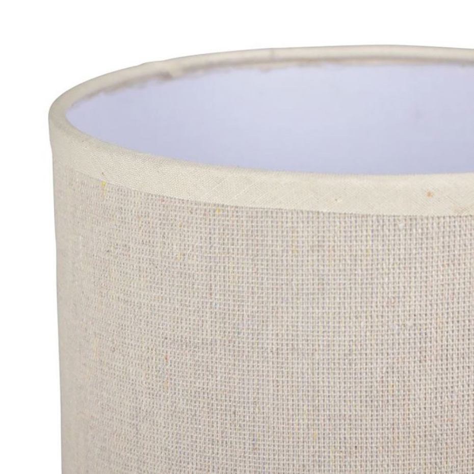Lampe Amphore Métal Abisko Blanche Beige