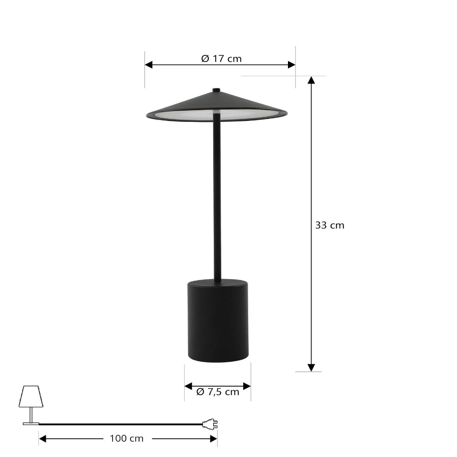 Luminaire de terrasse en aluminium moderneLED