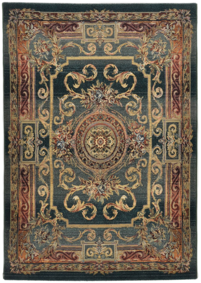 Tapis Gabiro Medaillon, tissé, rond